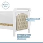 Cama Allegra Capitonê Tigus Baby Branco/bege