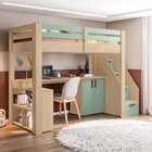 Cama Alta Beliche Infantil/juvenil Star Plus Office Multifunc