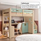 Cama Alta Beliche Infantil/juvenil Star Plus Office Multifunc