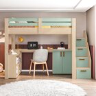 Cama Alta Beliche Infantil/juvenil Star Plus Office Multifunc