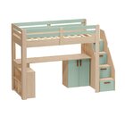 Cama Alta Beliche Infantil/juvenil Star Plus Office Multifunc