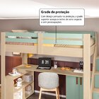 Cama Alta Beliche Infantil/juvenil Star Plus Office Multifunc