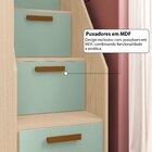 Cama Alta Beliche Infantil/juvenil Star Plus Office Multifunc