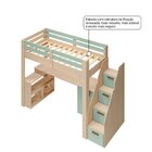 Cama Alta Beliche Infantil/juvenil Star Plus Office Multifunc
