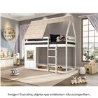 Cama Alta Cabana Com Janela Noopy Casatema Madeiraoriginals B