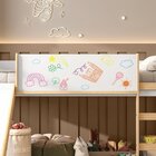 Cama Alta Com Escorregador E Lousa Madeira Maciça/mdf Exclusi