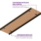 Cama Alta Com Escrivaninha Multifuncional Em Aço Carbono Tubu