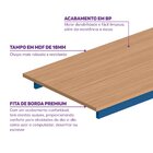 Cama Alta Com Escrivaninha Multifuncional Em Aço Carbono Tubu