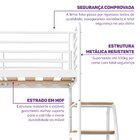 Cama Alta Em Aço Infantil/juvenil Teko Casatema Madeiraorigin