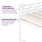 Cama Alta Em Aço Infantil/juvenil Teko Casatema Madeiraorigin