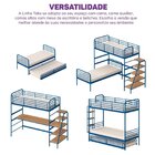 Cama Alta Em Ferro Aço Carbono Tubular Teko Casatema Madeirao