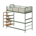 Cama Alta Em Ferro Aço Carbono Tubular Teko Casatema Madeirao