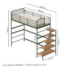 Cama Alta Em Ferro Aço Carbono Tubular Teko Casatema Madeirao