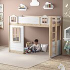 Cama Alta Garden Estação De Brincar Casatema Madeiraoriginals