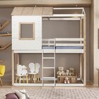 Cama Alta Infantil Club House Casatema Madeiraoriginals Branc