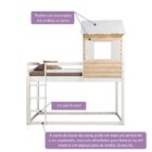 Cama Alta Infantil Club House Wood Casatema Madeiraoriginals