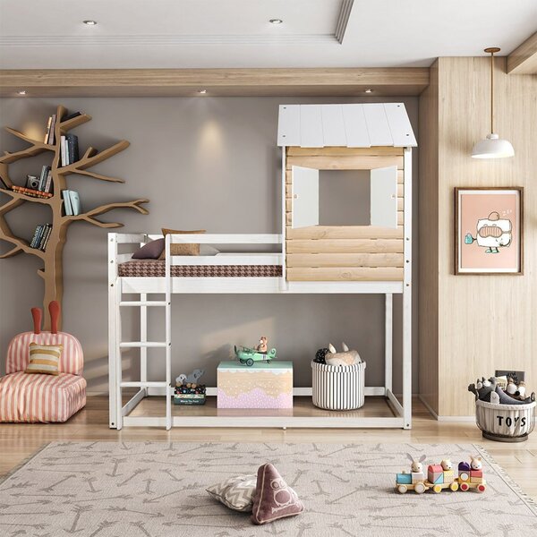 Cama Alta Infantil Club House Wood Casatema Madeiraoriginals