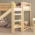 Cama Alta Infantil Divertida Com Escorregador Transversal Cas