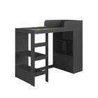 Cama Alta Multifuncional 80 Amsterdam Grafite