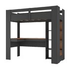 Cama Alta Multifuncional Com Escrivaninha Penteadeira Yescasa