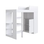 Cama Alta Multifuncional Infantil/juvenil Com Armário E Escri