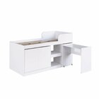 Cama Alta Multifuncional Solteiro Infantil/juvenil Com Estaçã