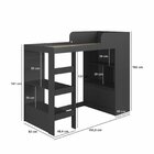 Cama Alta Multifuncional Solteiro Infantil/juvenil Com Estant