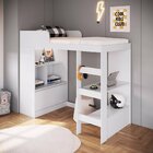 Cama Alta Multifuncional Solteiro Infantil/juvenil Com Estant