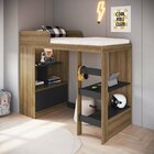 Cama Alta Multifuncional Solteiro Infantil/juvenil Com Estant