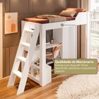 Cama Alta Office Adulto Com Escrivaninha E Roupeiro Vivace Br