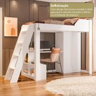 Cama Alta Office Adulto Com Escrivaninha E Roupeiro Vivace Br