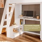 Cama Alta Office Adulto Com Escrivaninha E Roupeiro Vivace Br
