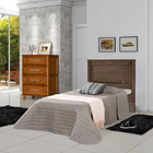 Cama Amélia Solteiro 80/90 Amêndoa