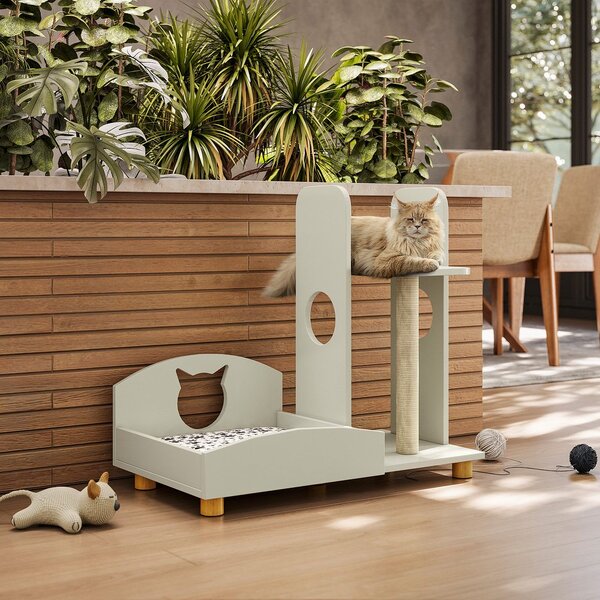 Cama Arranhador Com Almofada Pet Cat Olivar