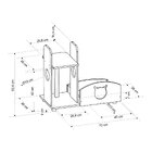 Cama Arranhador Com Almofada Pet Cat Olivar