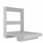 Cama Articulada Casal Com Estante  Branco