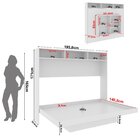 Cama Articulada Casal Horizontal Com Nichos E Prateleiras Cm8
