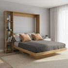 Cama Articulada De Casal Com 4 Prateleiras E 2 Nichos Cm8014