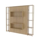 Cama Articulada De Casal Com 8 Prateleiras E 2 Nichos 209,9x1