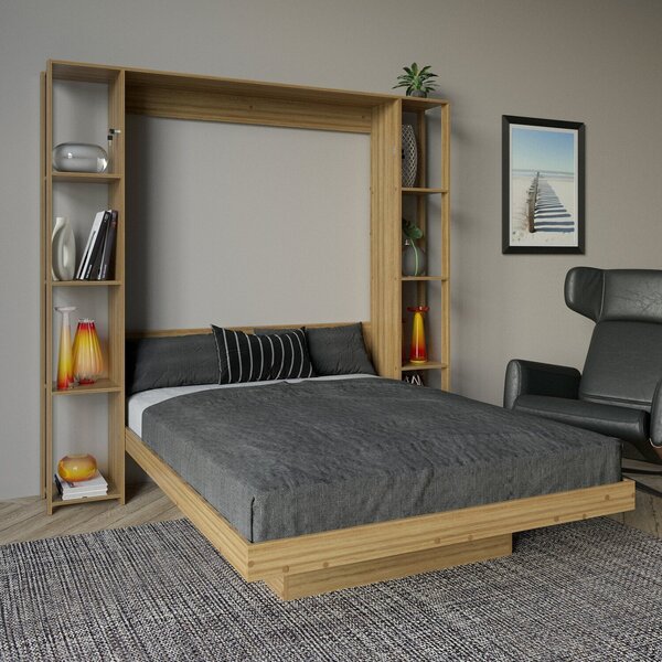 Cama Articulada De Casal Com 8 Prateleiras E 2 Nichos 209,9x1