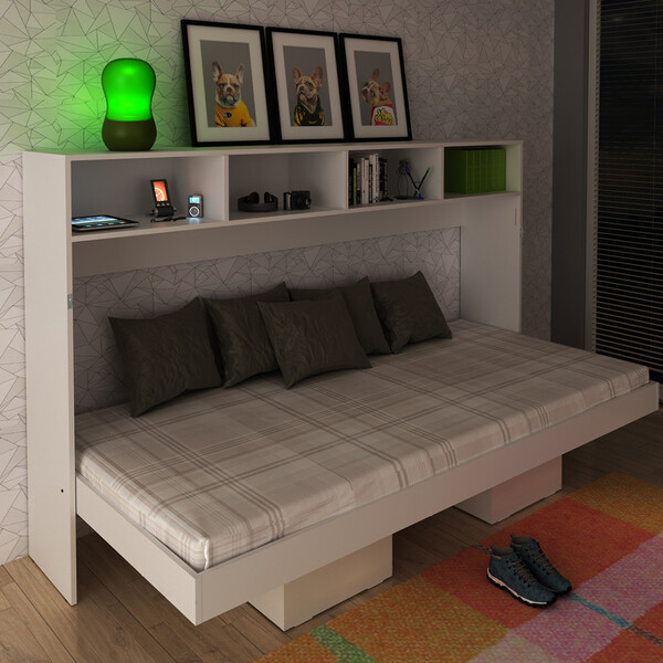 Cama Articulada Tecno Mobili Solteiro Com Nichos