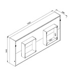 Cama Articulável Horizontal  Solteiro 90 Dallas Branco- Art I