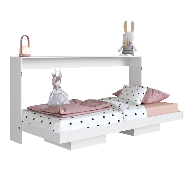 Cama Articulável Horizontal  Solteiro 90 Dallas Branco- Art I