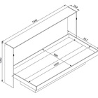 Cama Articulavel Horizontal Solteiro C/ Estacao De Trabalho 9