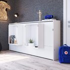 Cama Articulável Horizontal Solteiro Latino Branco Art In Móv