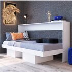 Cama Articulável Horizontal Solteiro Latino Branco Art In Móv