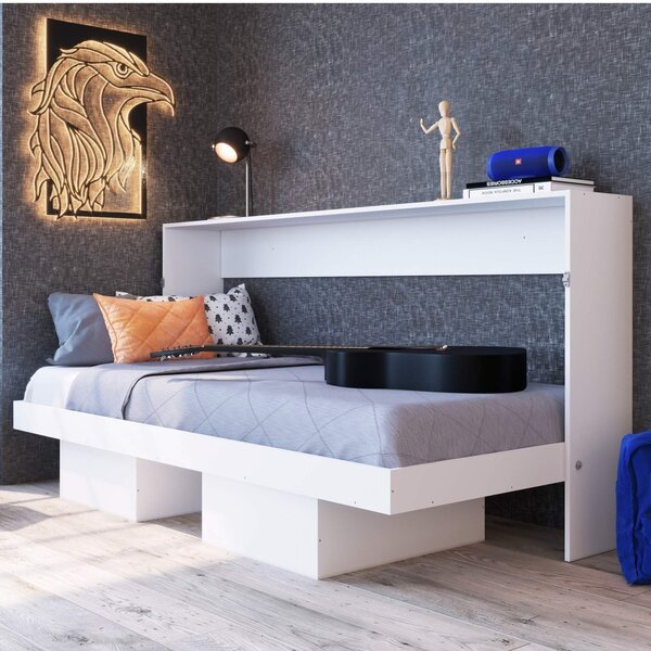 Cama Articulável Horizontal Solteiro Latino Branco Art In Móv