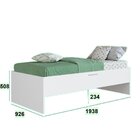 Cama Articulável Solteiro Israel Yescasa Branco