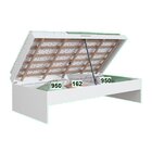 Cama Articulável Solteiro Israel Yescasa Branco