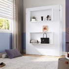 Cama Articulável Vertical Casal 140 Vancouver Branco - Art In